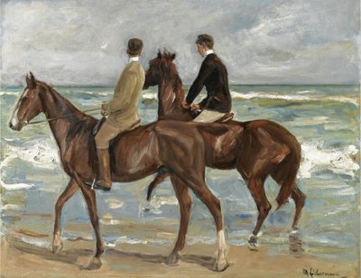 Two Riders on the Beach by Max Liebermann